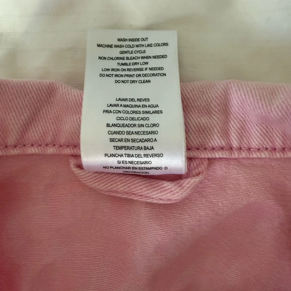 Disney Pink Jean Jacket with Princess Embroidery - Picture 5 of 5